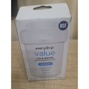 Everydrop Value Ice & Water Refrigerator Filter G1 Reduces Lead EVFILTER G1